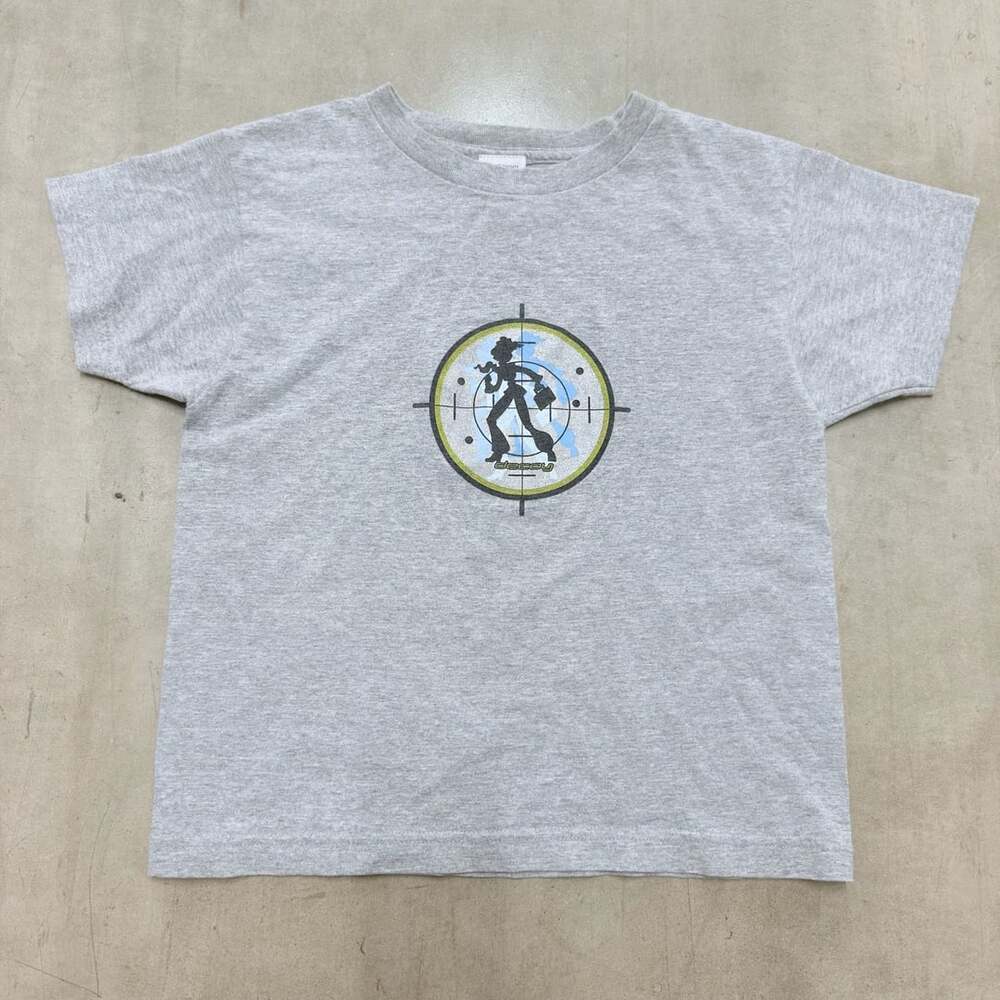 JNCO Decoy T-Shirt Size S/M Gray Graphic Tee